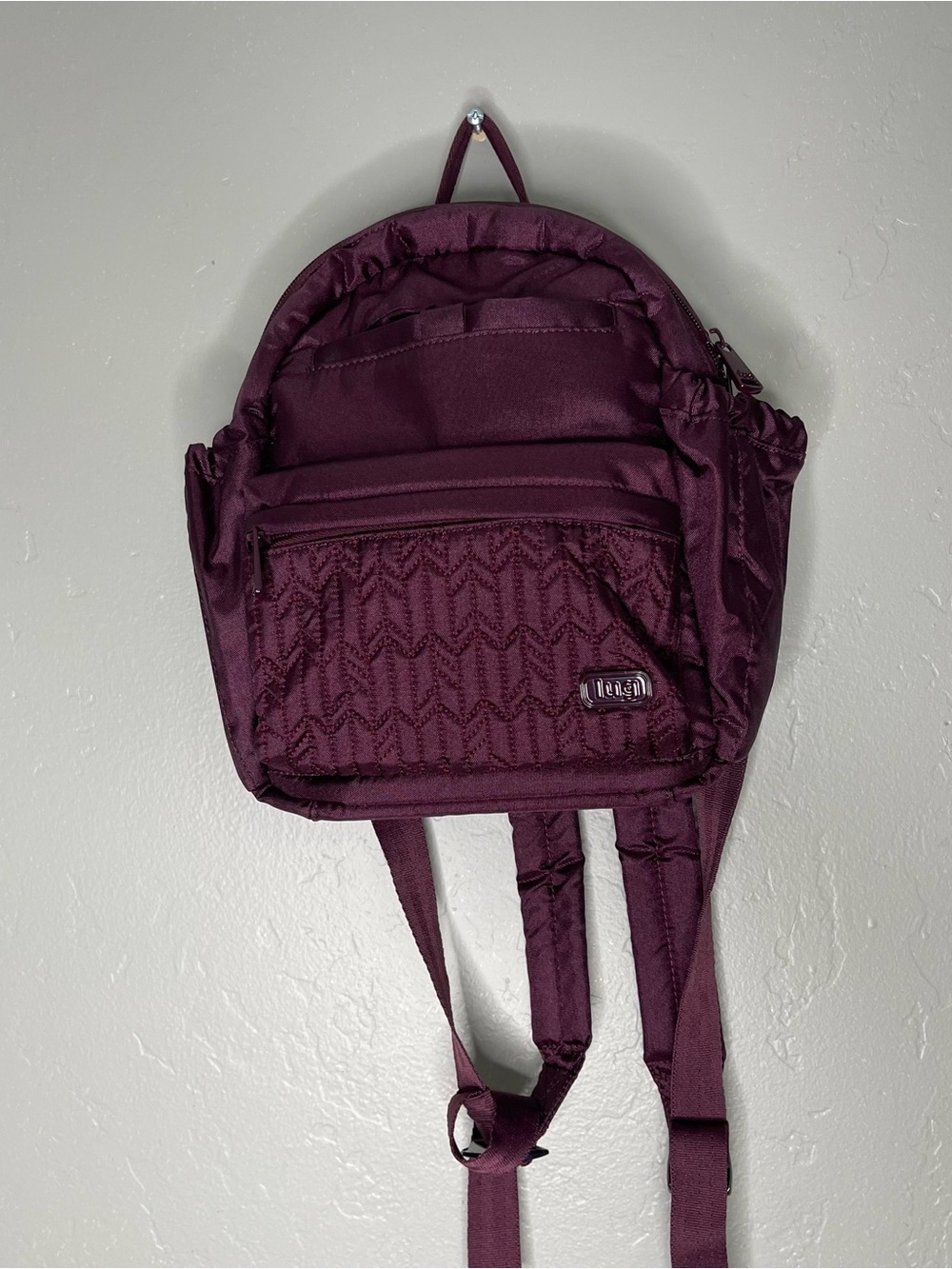 Lug Mini Orbit Burgundy Backpack